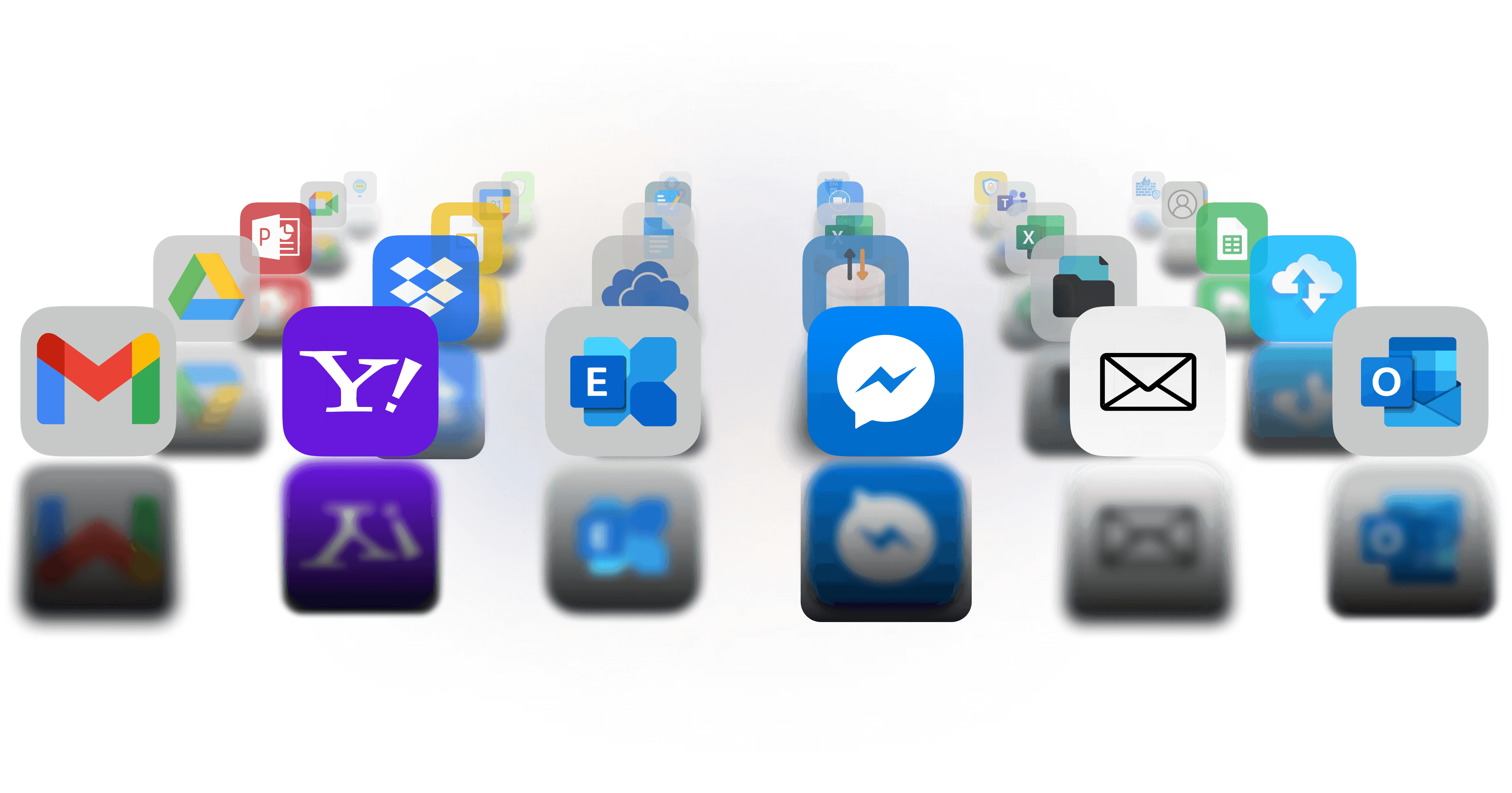 Email hosting services illustration